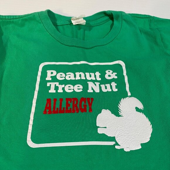 size 4/4T child/kids Peanut Tree Nut Allergy alert tee t-shirt lot of 3 boys/gir - Picture 8 of 8